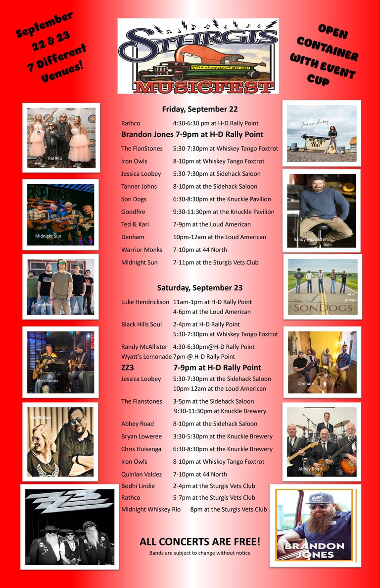 Official Website of the City of Sturgis, SD - Sturgis Musicfest